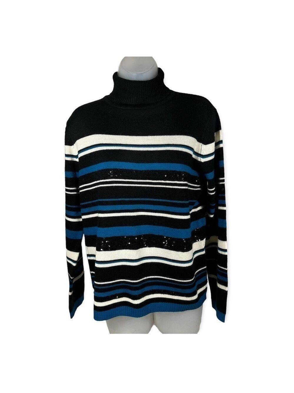 Sag Harbor Turtleneck Sweater Size S